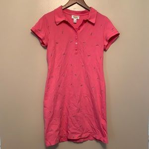 Palm Tree Polo Dress